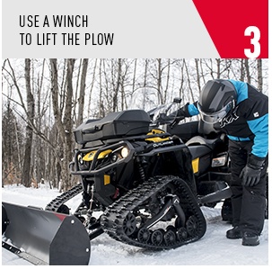 Click-N-Go ATV & Quad Snow Plow Canada | Kimpex Canada